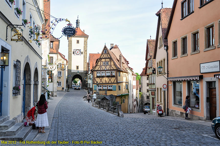 Frå Rothenburg ob der Tauber