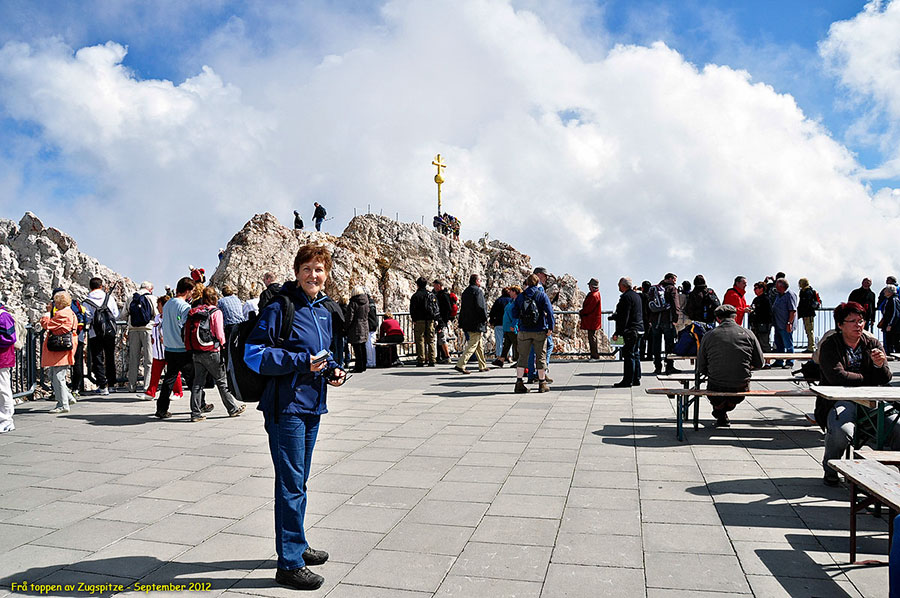 Frå Toppen av Zugspitze