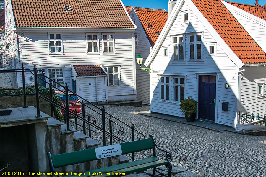 The shortest street in Bergen