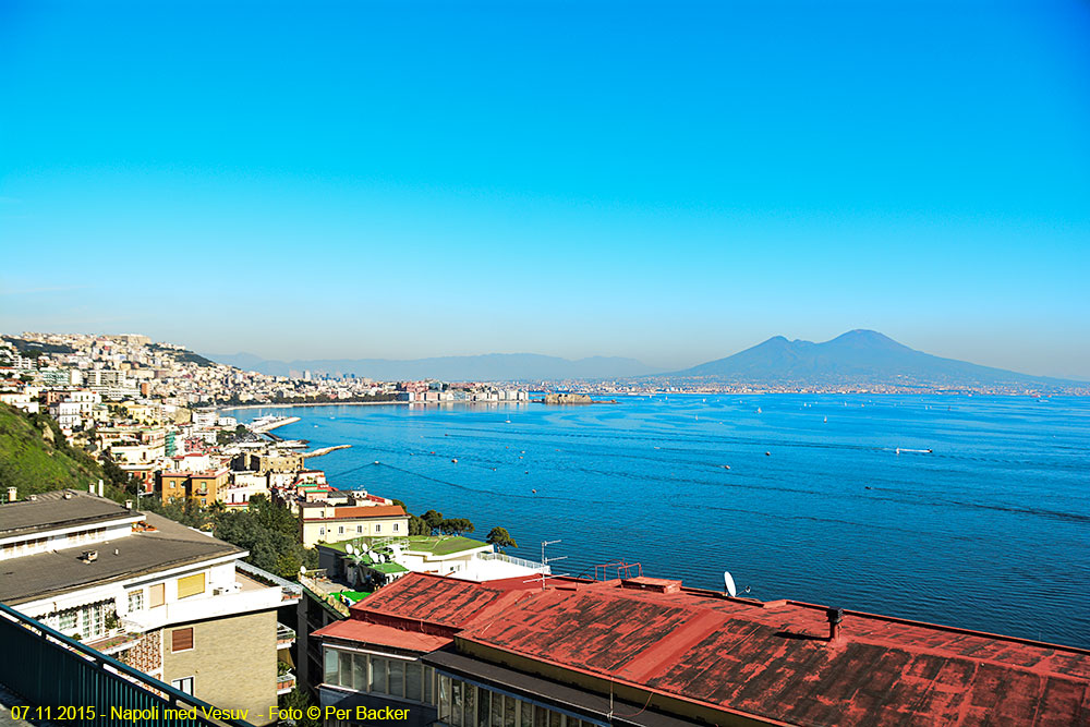 Napoli, Italia med Vesuv