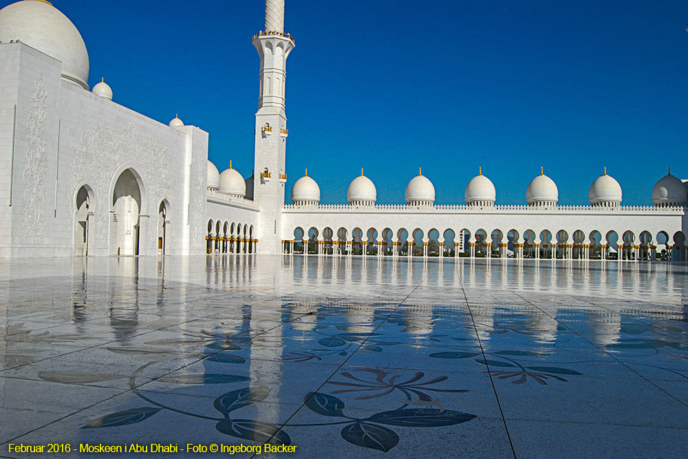 Moskéen i Abu Dhabi