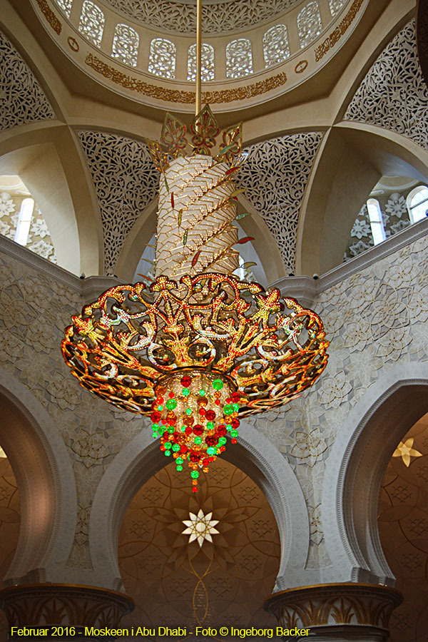 Moskéen i Abu Dhabi