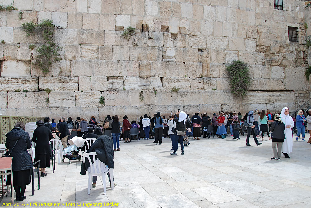 Frå Jerusalem, Klagemuren