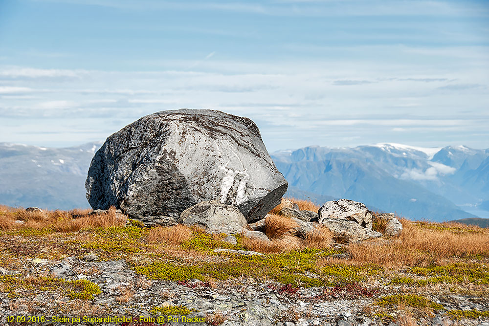 Stein på Sopandefjellet