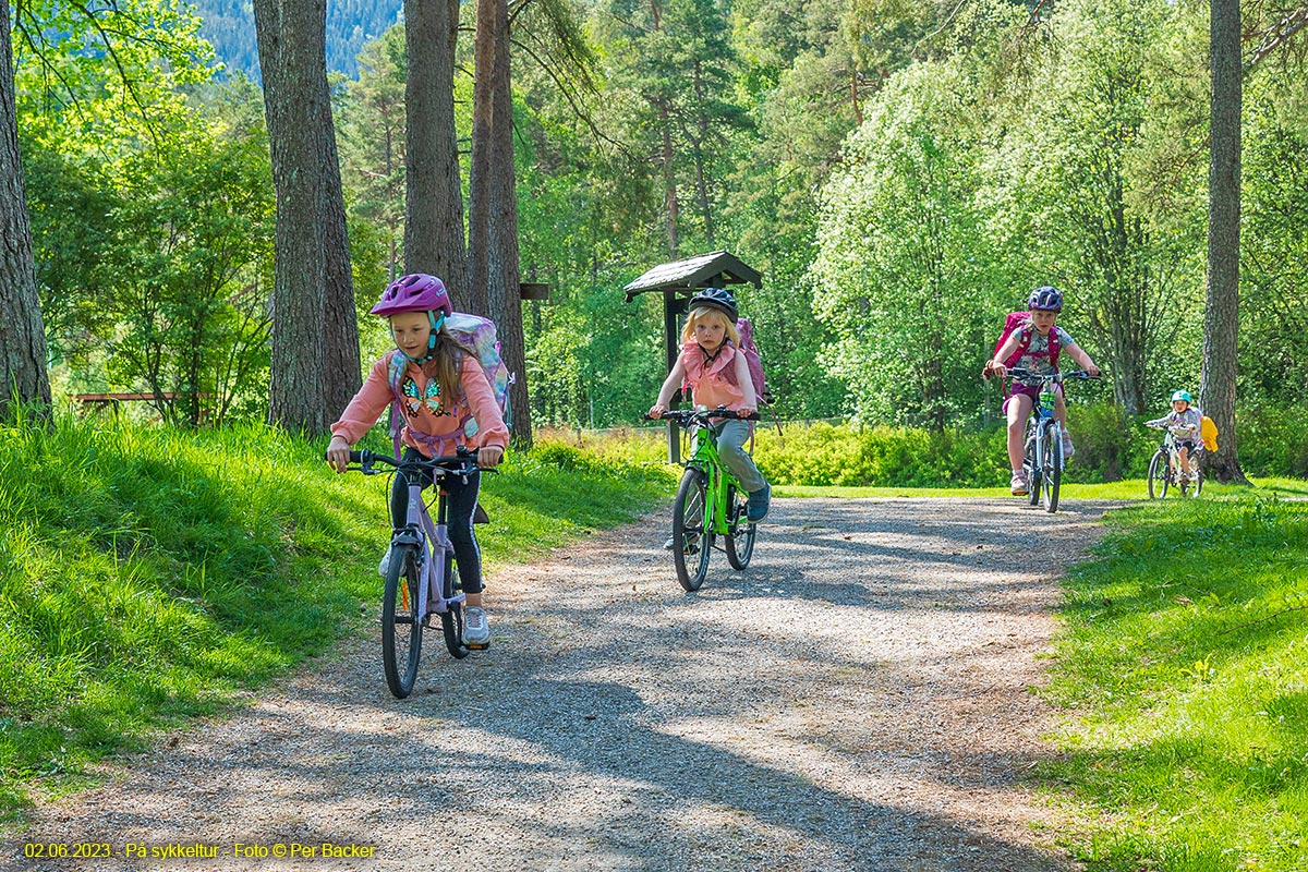 På sykkeltur