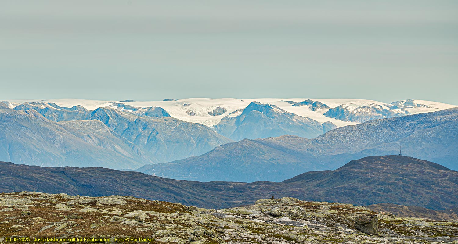 Jostedalsbreen sett frå Finnbunuten