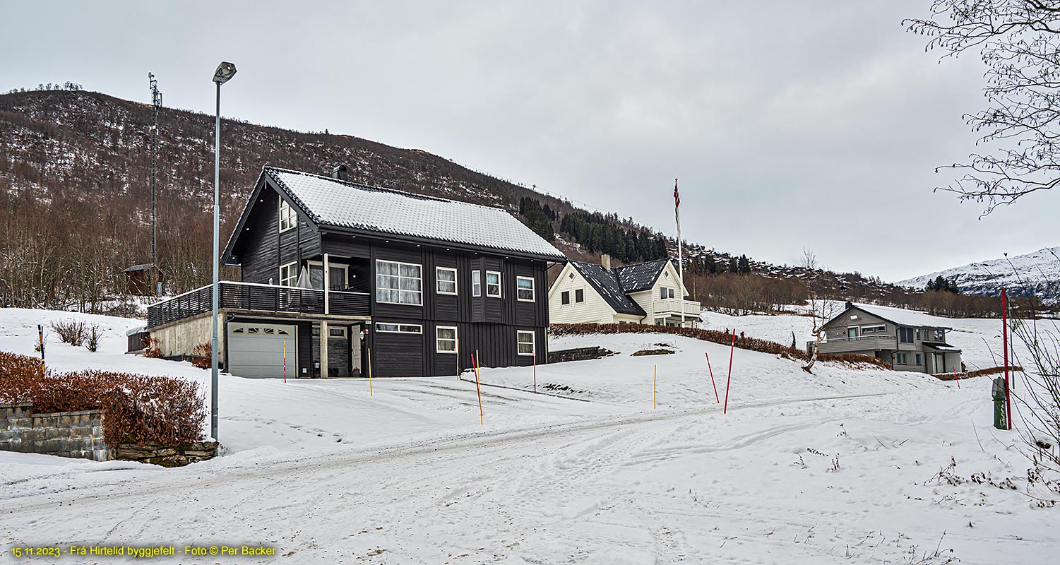 Frå Hirtelid byggjefelt