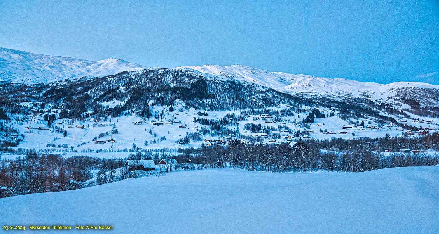 Myrkdalen i blåtimen