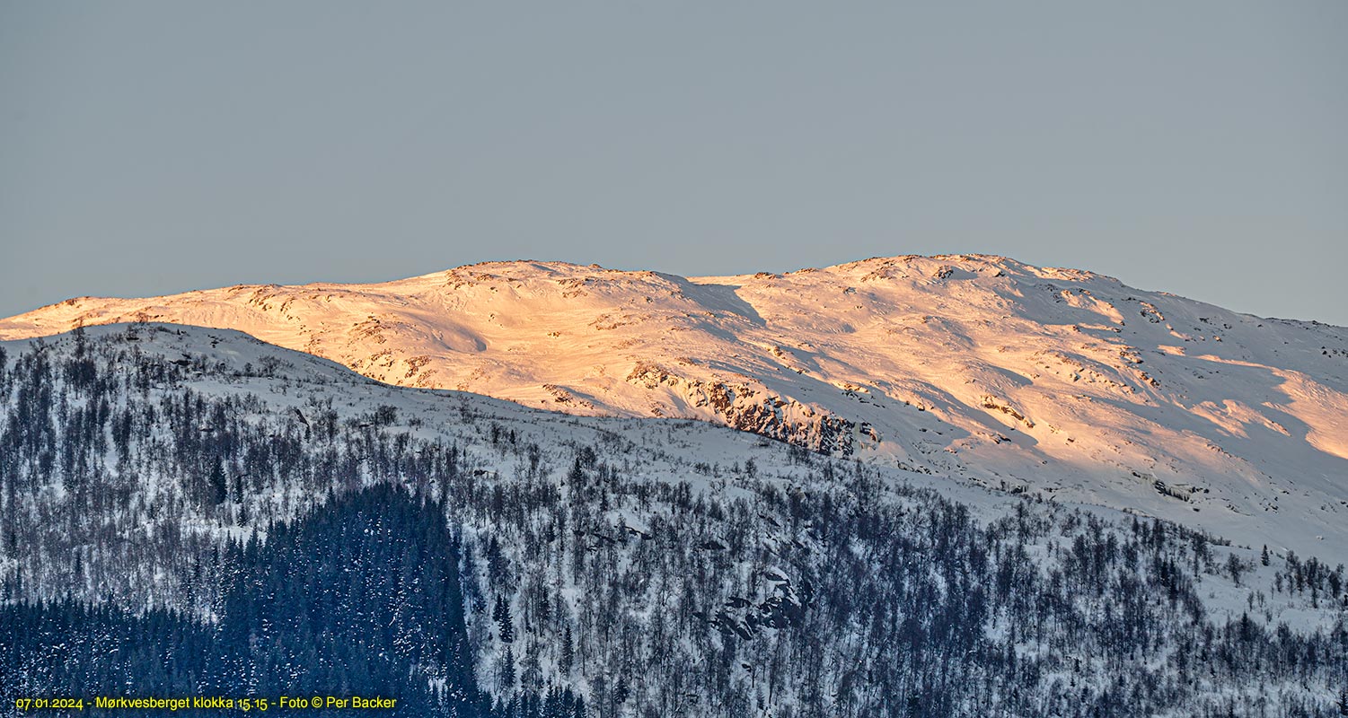 Mørkvesberget klokka 15.15