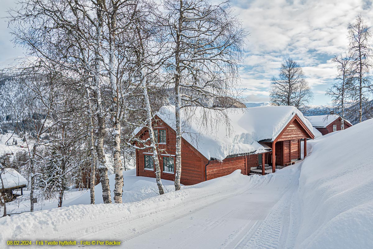 Frå Tveite hyttefelt