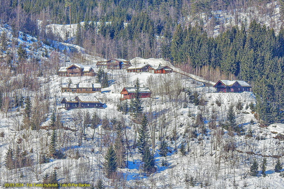 Frå Tveite hyttefelt