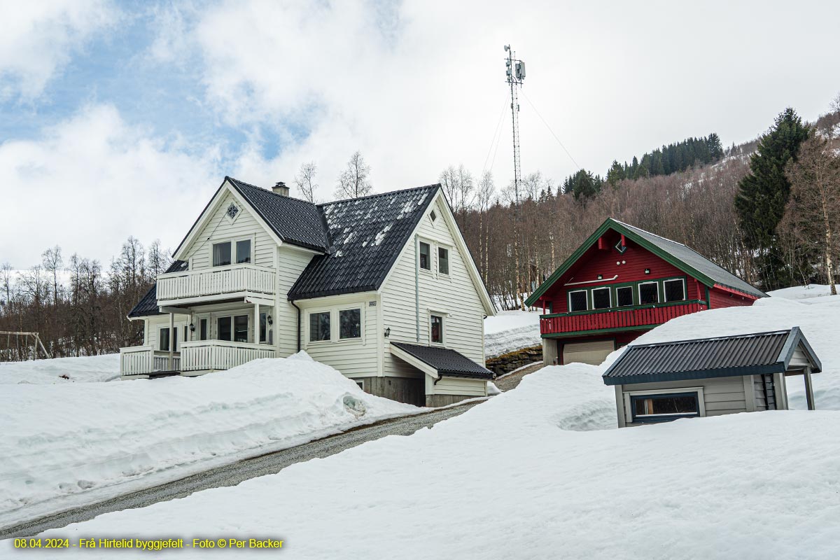 Frå Hirtelid byggjefelt