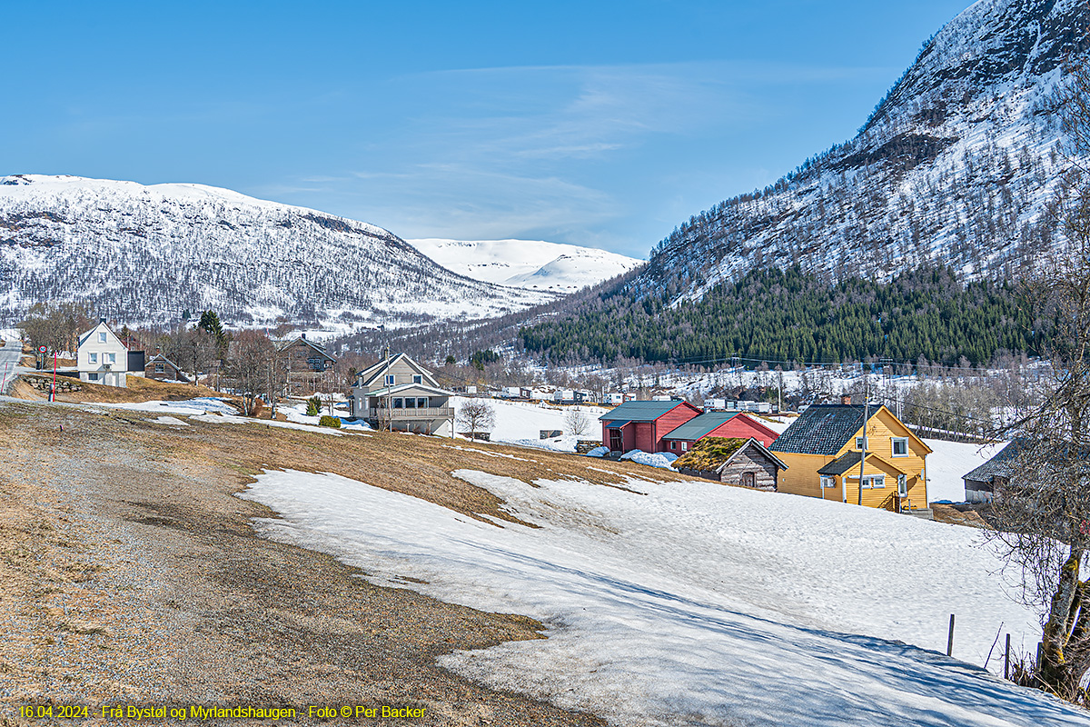 Frå Bystøl og Myrlandshaugen