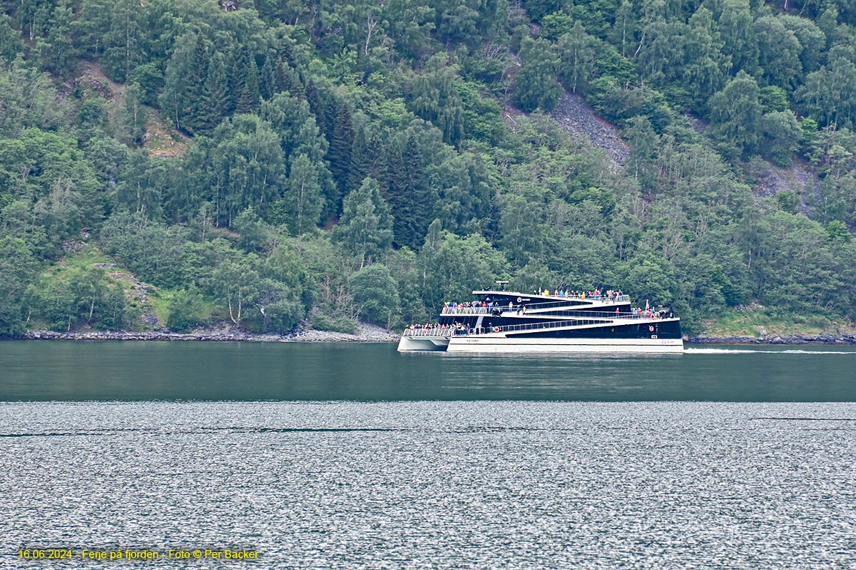 Ferje på fjorden