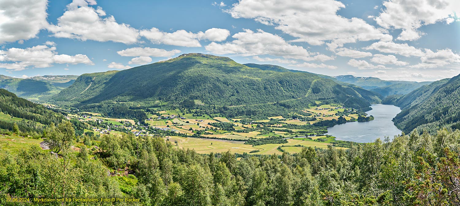 Myrkdalen sett frå Tveitastølen