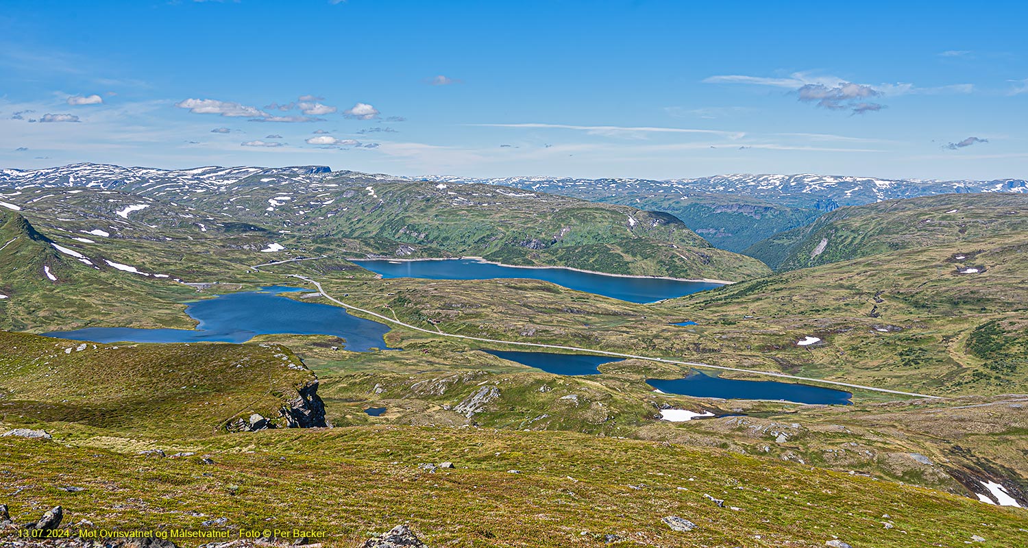 Ovrisvatnet og Målsetvatnet