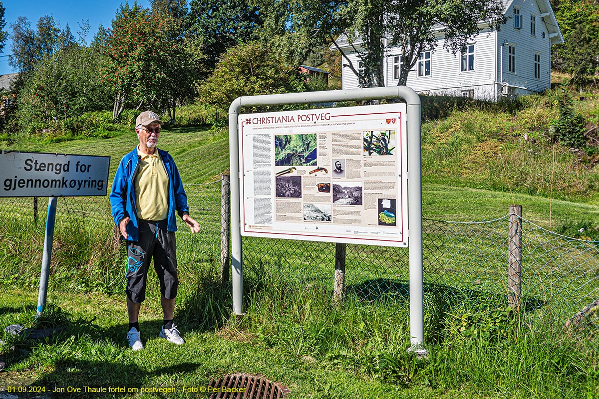 John Ove Thaule fortel om postvegen