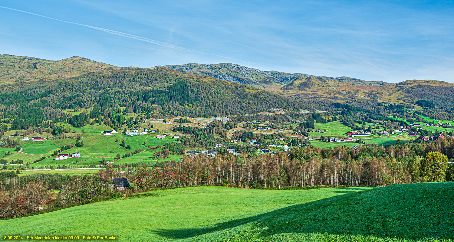 Frå Myrkdalen klokka 09.09