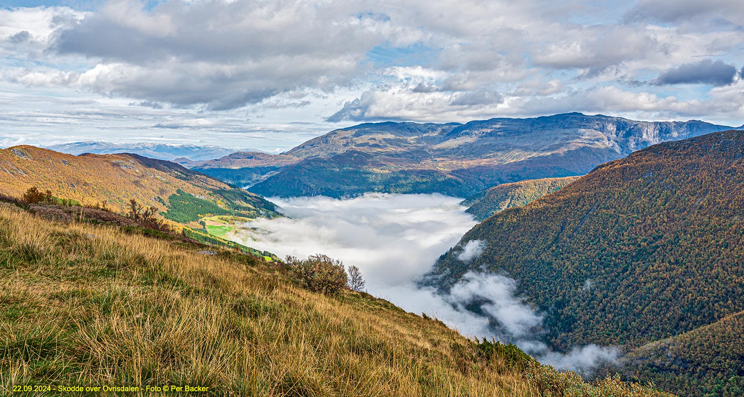 Skodde over Oovrisdalen