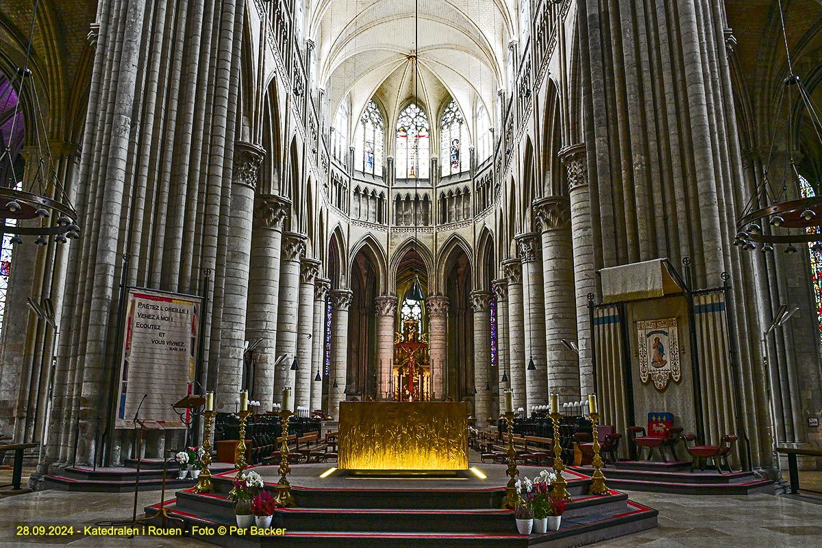 Frå katedralen i Rouen