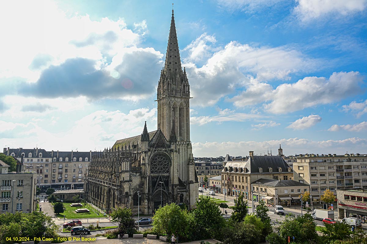 Frå Caen - katedralen i Caen