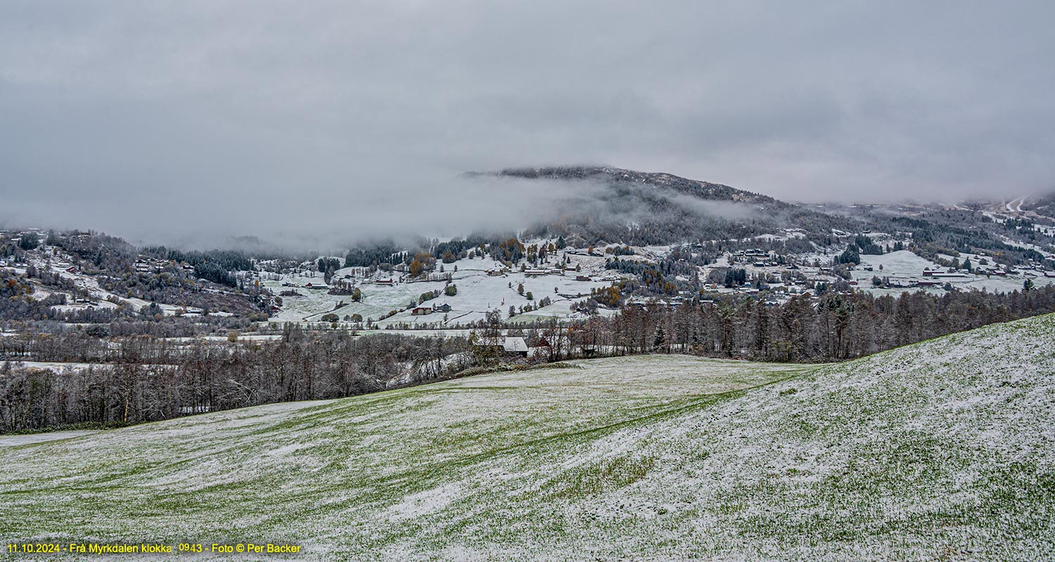 Frå Myrkdalen klokka 09.43