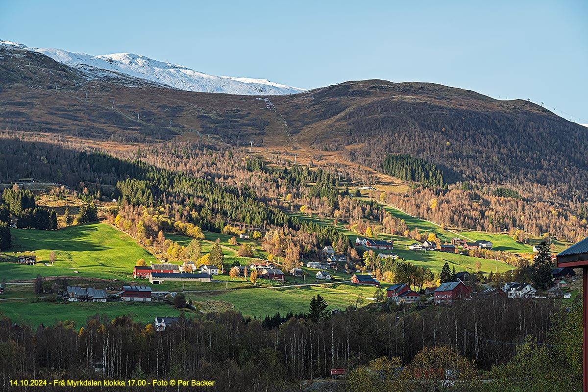 Frå Myrkdalen klokka 17.00