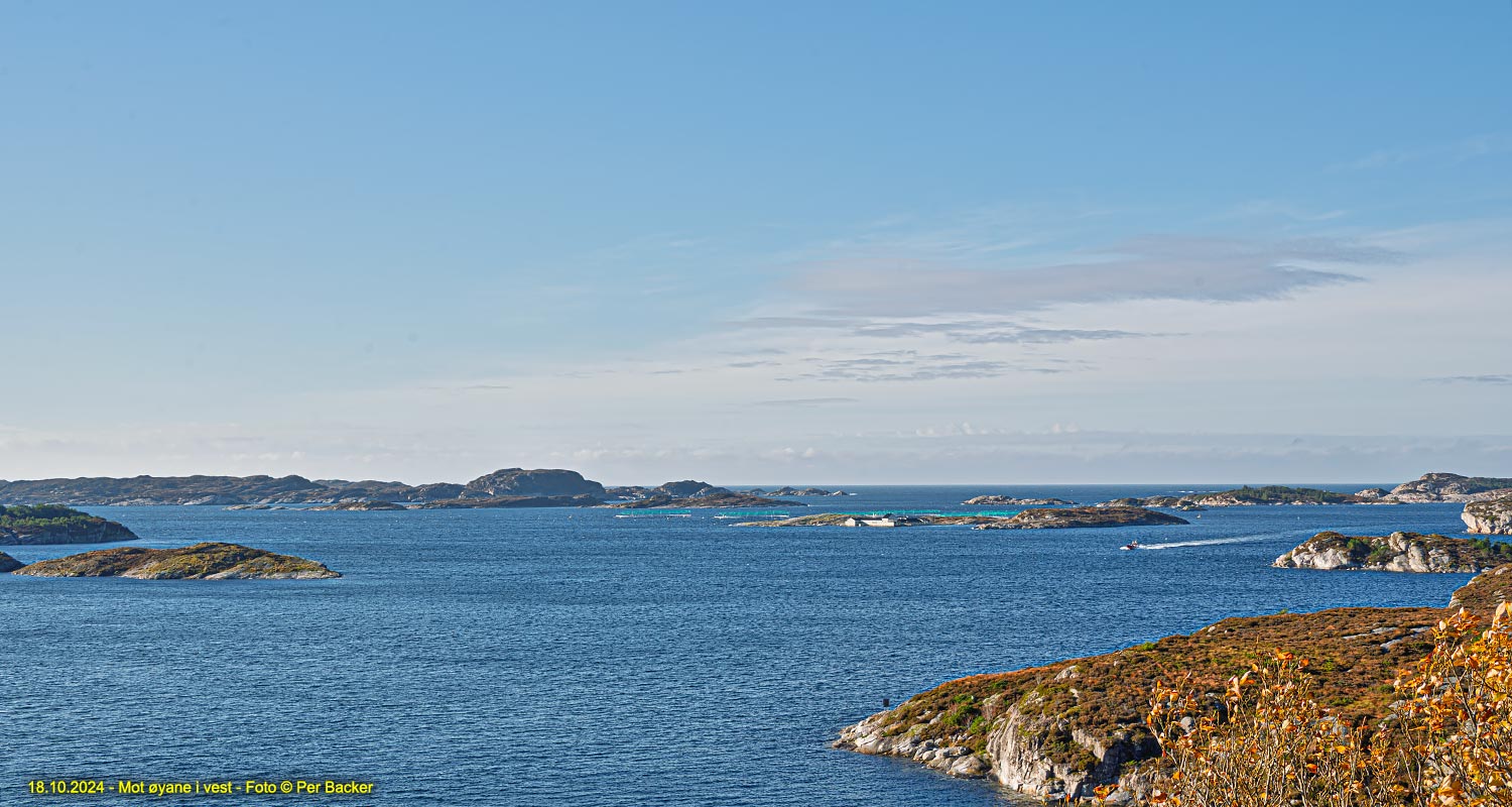 Mot øyane i vest