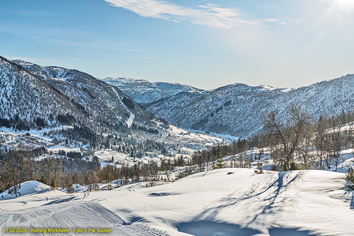 Retning Myrkdalen