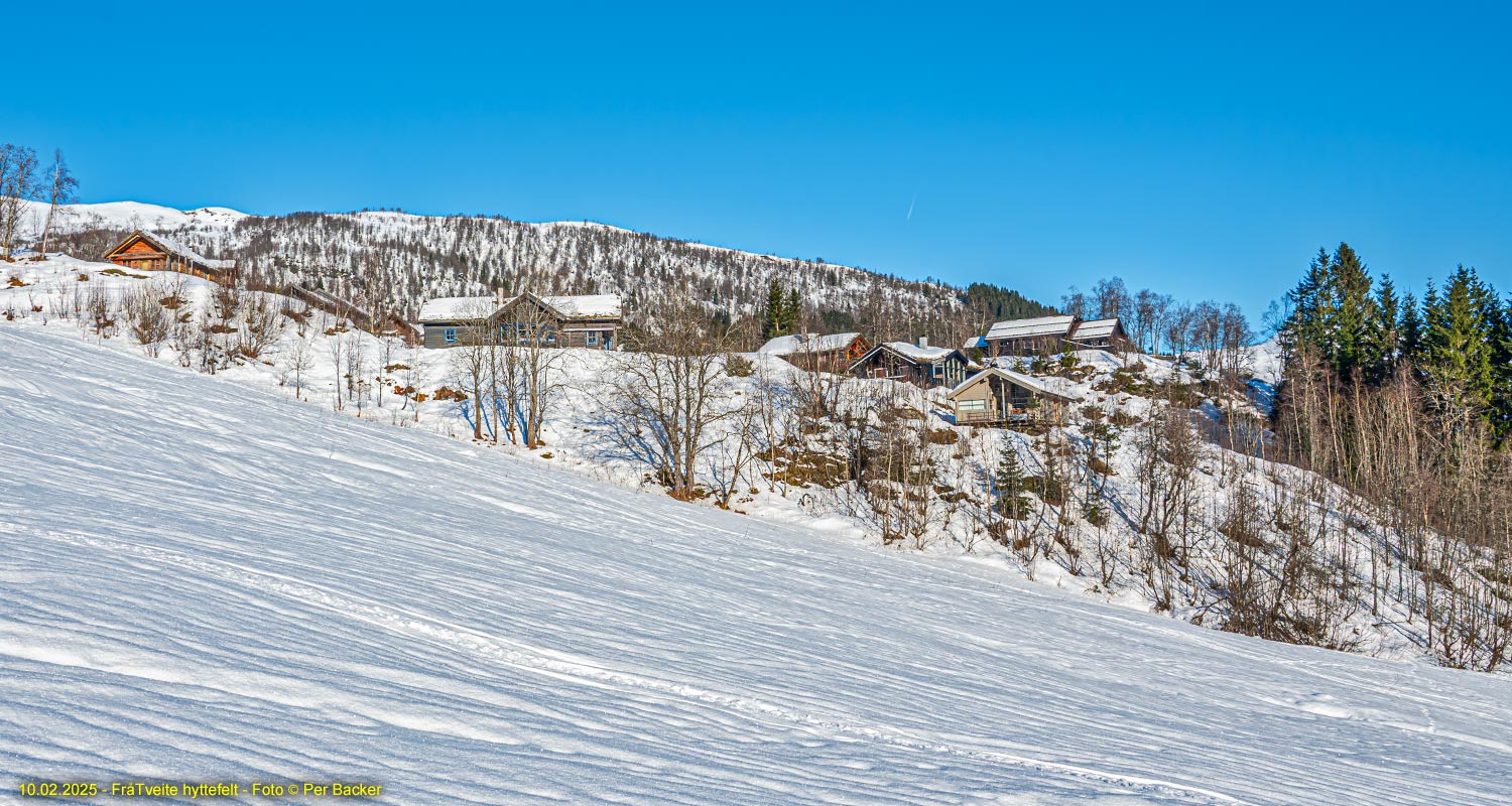 Frå Tveite hyttefelt