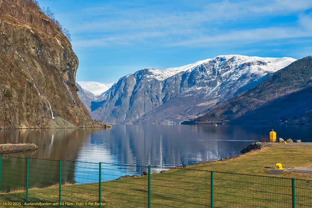 Aurlandsfjorden sett frå Flåm
