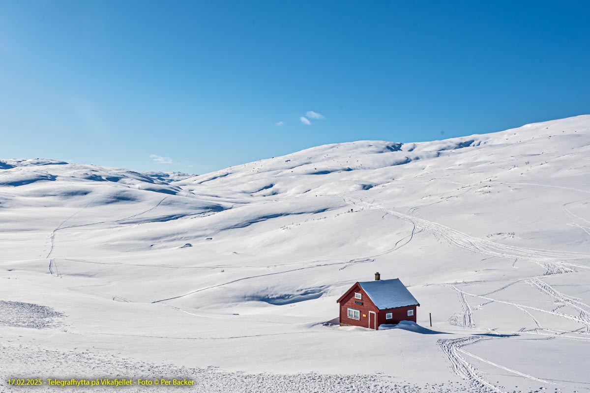 Telegrafhytta på Vikafjellet