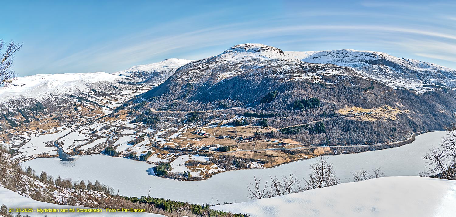 Myrkdalen sett frå Storaskredo