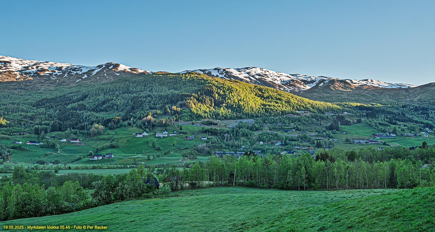 Frå Myrkdalen klokka 05.45