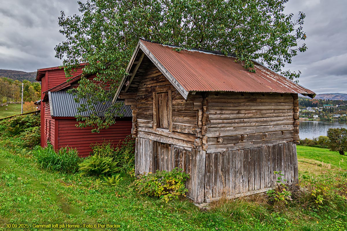 Gammalt loft på Hemre
