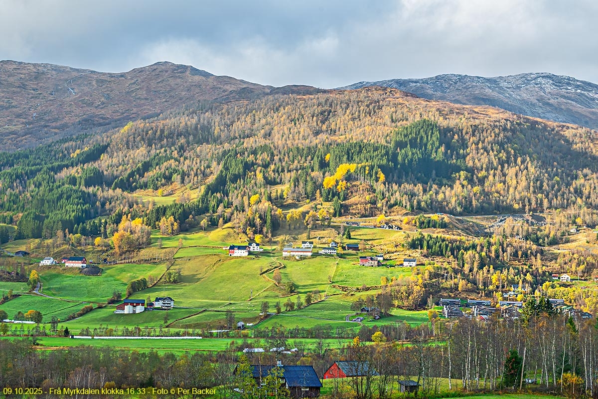 Frå Myrkdalen klokka 16.33