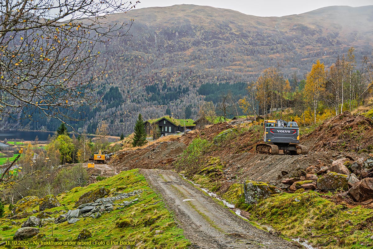 Ny trekktrase under arbeid