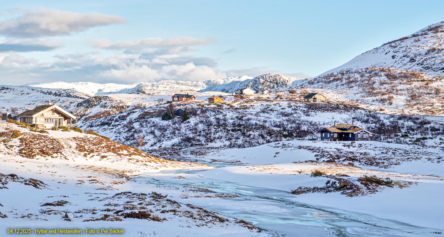 Hytter ved Hestavangen