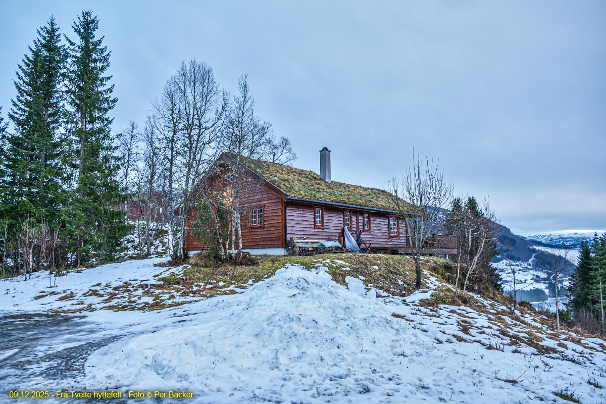 Frå Tveite hyttefelt
