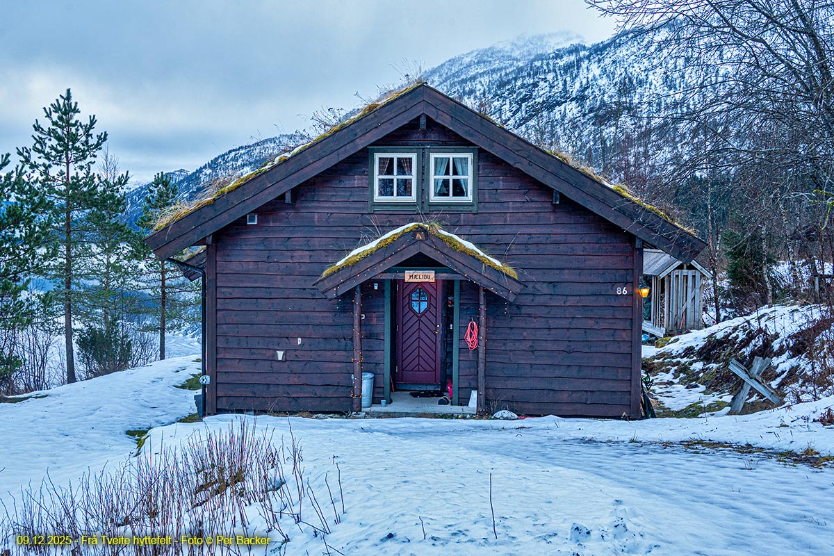 Frå Tveite hyttefelt