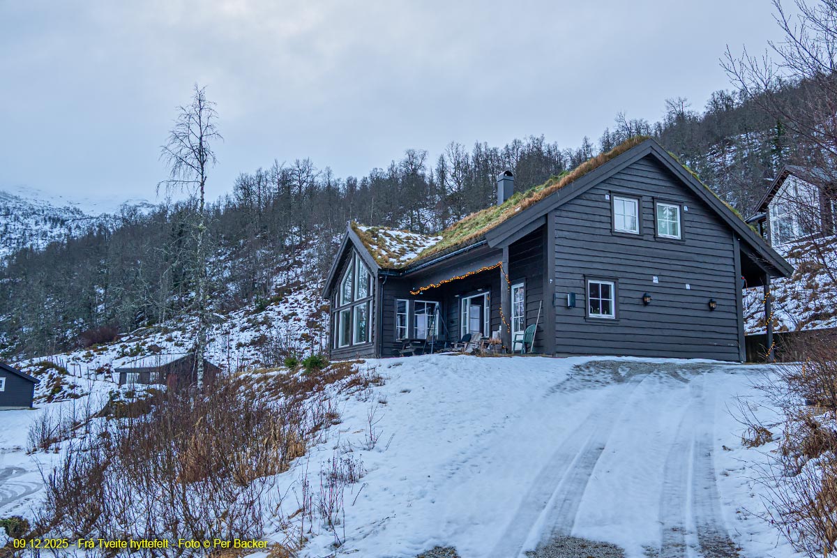 Frå Tveite hyttefelt