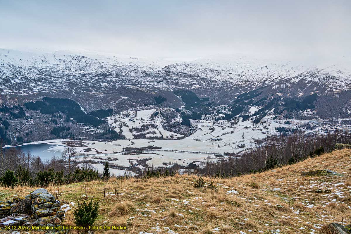Myrkdalen sett frå Fossen