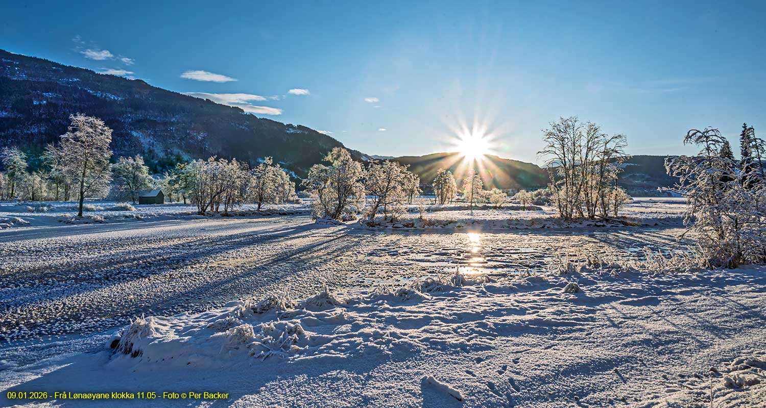 Frå Lønaøyane klokka 11.05