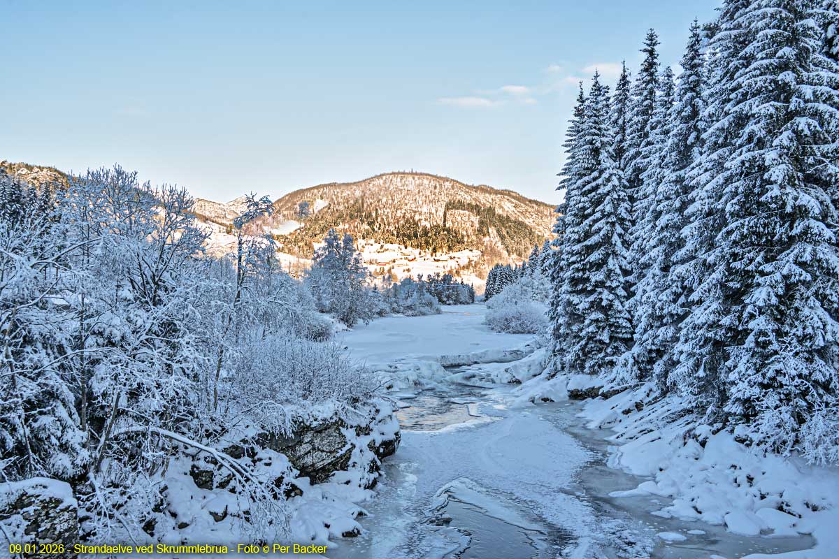 Strandaelva ved Skrumlebrua