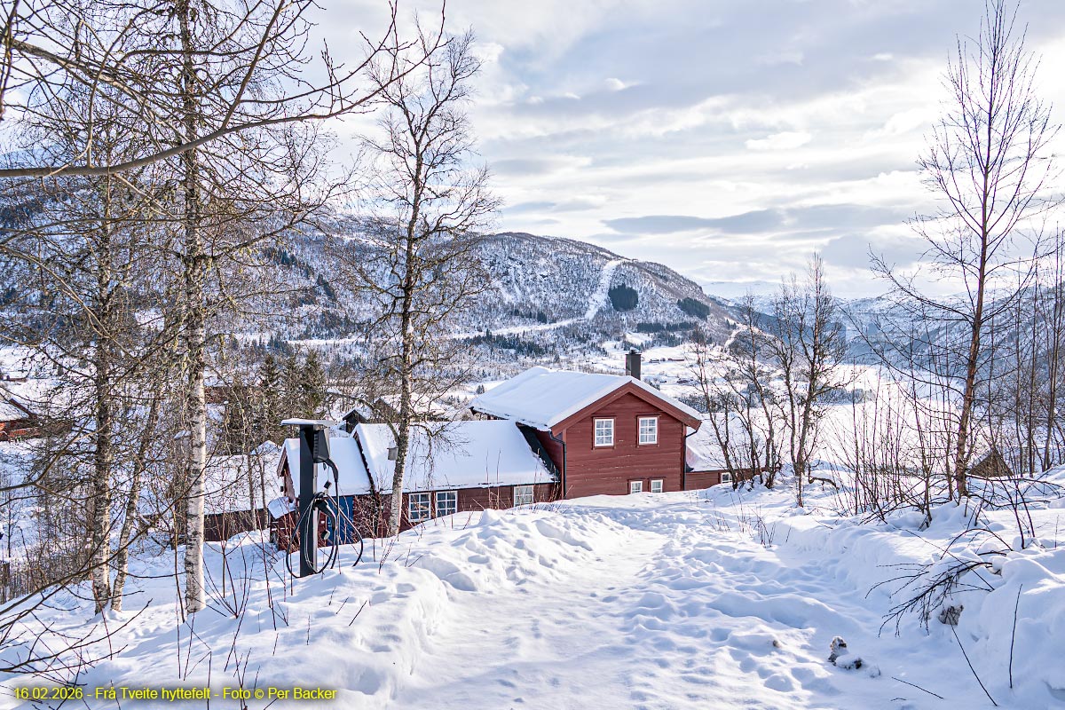 Frå Tveite hyttefelt