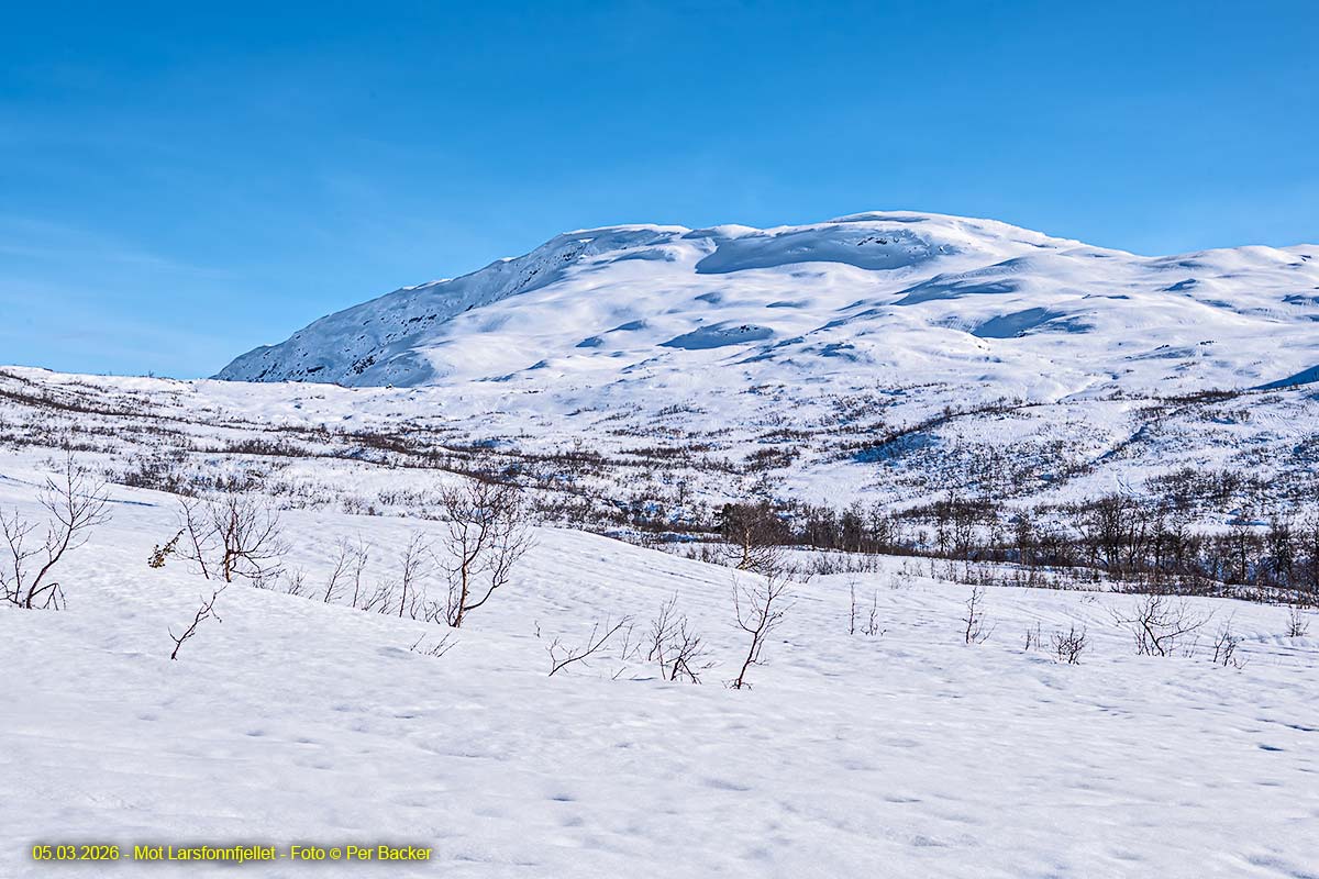 Mot Larsfonnfjellet