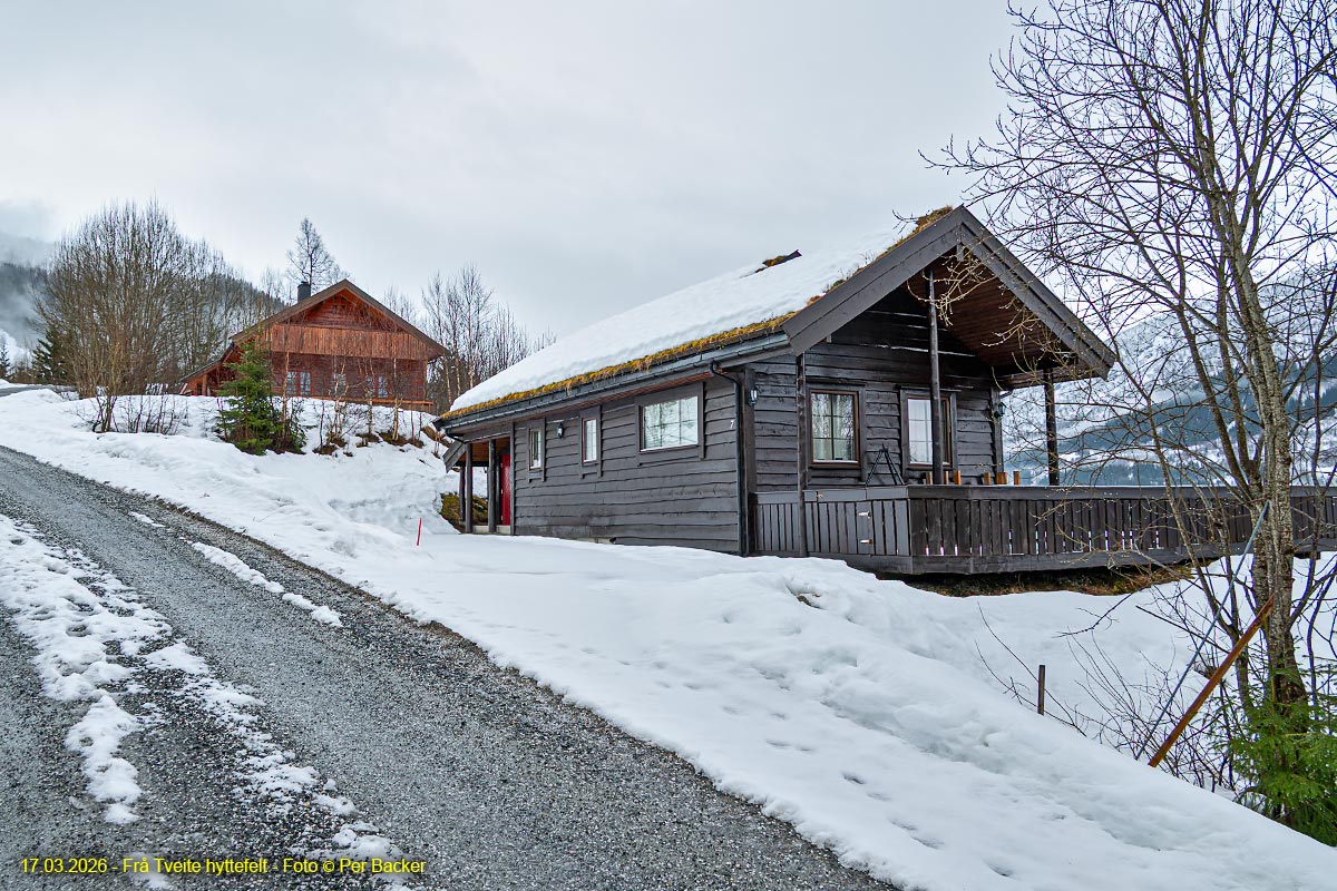 Frå Tveite hyttefelt