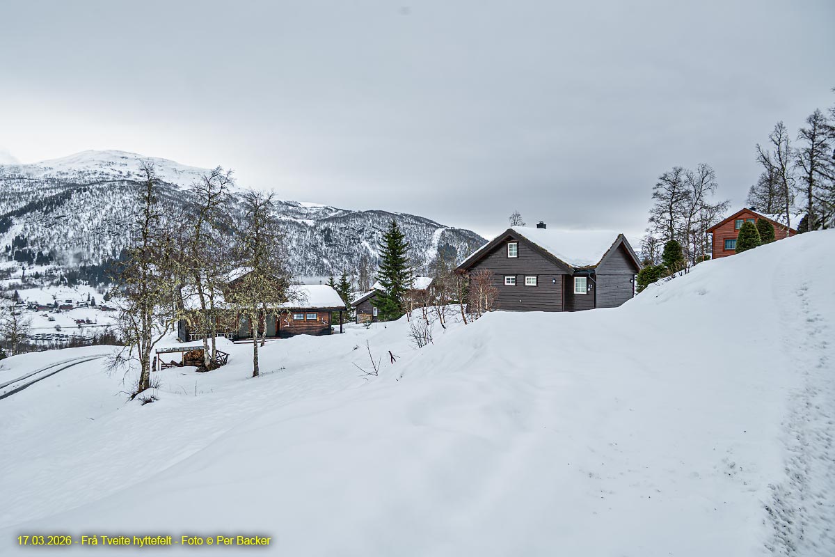 Frå Tveite hyttefelt