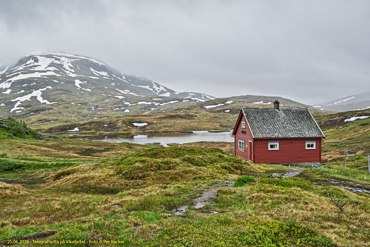 Telegrafhytta på Vikafjellet