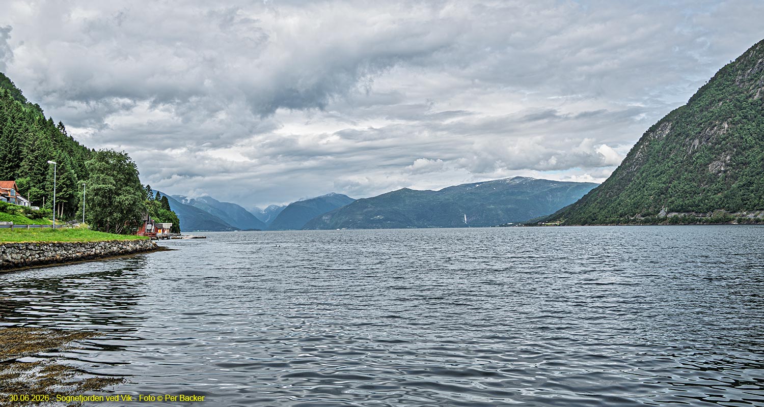 Sognefjorden ved Vik